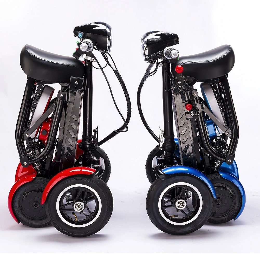 4 Wheel Dual Motor Mobility Folding Electric Scooter Bike for Adult